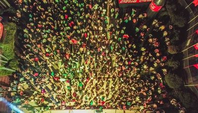 Mucha gente disfrutó de la noche de El Retrovisor en San Bernardino