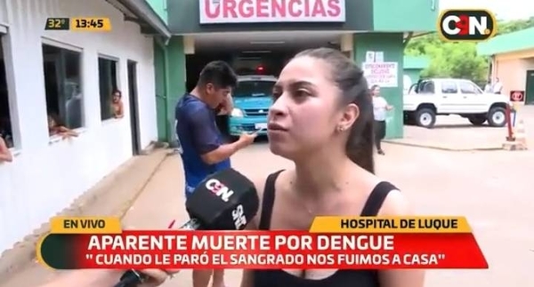 HOY /  "En Urgencias le mataron a mi mamá": familia de fallecida con dengue denuncia falta de atención en Luque