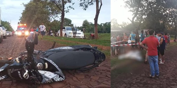FATAL CAÍDA DE MOTOCICLETA EN MAYOR OTAÑO