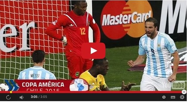 Argentina vs Jamaica (1-0) Goles Resumen Resultado Copa América 2015 - PARAGUAYPE.COM