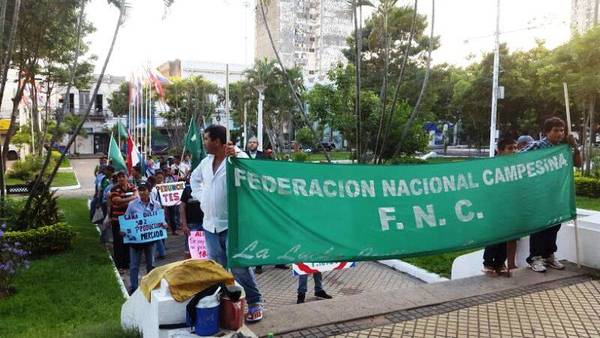 Desde la FNC aseguran que seguirán en la plaza O’leary pese a orden de desalojo » Ñanduti