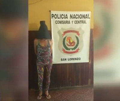 Detienen a una mujer que intentó asaltar con machete de 50 cm