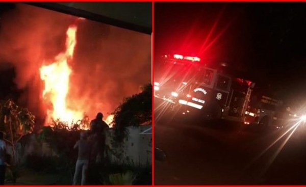 Vela encendida provocó incendio en Minga Guazú