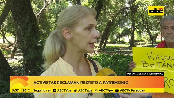 Activistas reclaman respeto a patrimonio - ABC Noticias - ABC Color