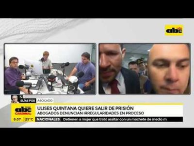 Ulises Quintana quiere salir de prisión - ABC Noticias - ABC Color