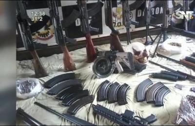 Policía brasileña incautó un arsenal en Ponta Porã - SNT