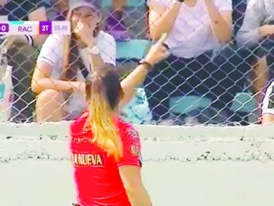 Paró el partido y echó a un hincha desubicado