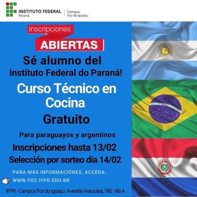 Habilitan cupos para extranjeros en el Instituto Federal de Paraná - Noticde.com