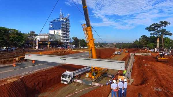 Inicia montaje de vigas de hormigón del Multiviaducto de Ciudad del Este - Noticde.com