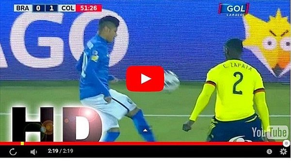 Colombia vs Brasil (1-0) Goles Resumen Resultado Copa América 2015 - PARAGUAYPE.COM