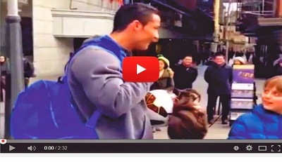 Cristiano Ronaldo se pone bigote y peluca (VIDEO) - PARAGUAYPE.COM