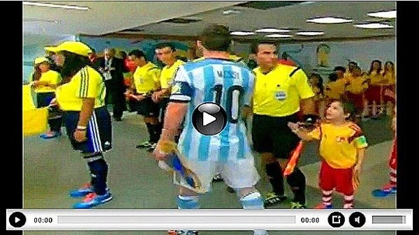 Messi ignora a niño que queria saludarlo (VIDEO) - PARAGUAYPE.COM