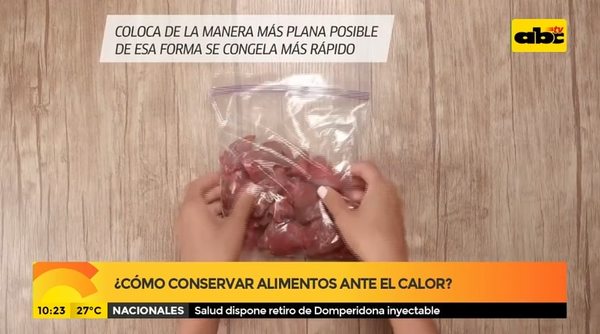 ¿Cómo conservar alimentos ante el calor? - Media mañana - ABC Color