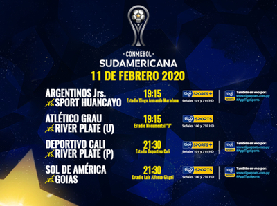 Con cuatro juegos empieza otra semana de la Copa Sudamericana