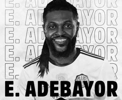 Olimpia presenta el viernes a todas sus estrellas, incluido Adebayor