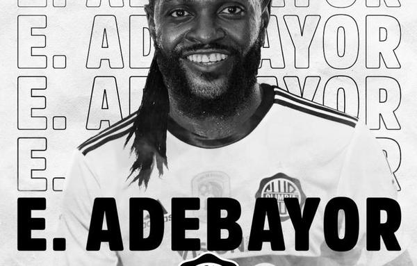 ¡Se viene el Clase A! Olimpia confirmó el fichaje de Adebayor