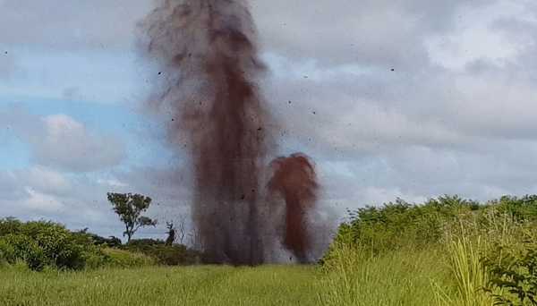 “Cielo Soberano”: destruyen la octava pista clandestina en primera fase de operativo