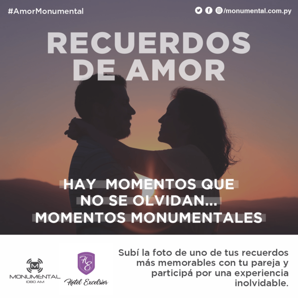 #AmorMonumental: Una foto memorable por una noche fantástica · Radio Monumental 1080 AM