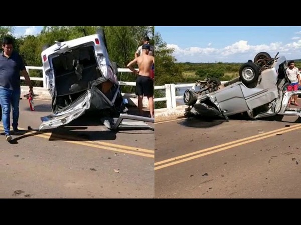 GRAVE ACCIDENTE EN EL PUENTE SOBRE EL RÍO TEBICUARY