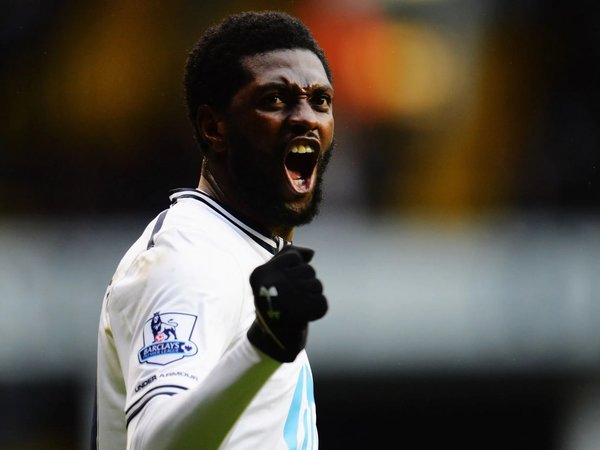 Tottenham y Mónaco desean éxitos a Adebayor en Olimpia