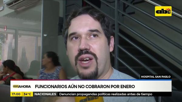Hospital San Pablo: Funcionarios aún no cobraron por enero - ABC Noticias - ABC Color