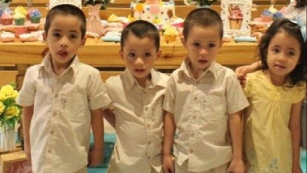 Cuatrillizos de San Lorenzo cumplen 5 añitos
