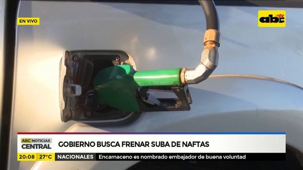 Gobierno busca frenar suba de naftas - ABC Noticias - ABC Color