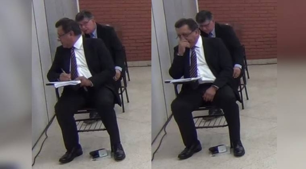 HOY / VIDEO | Postulantes al cargo de ministro de la Corte se "soplan" durante examen escrito