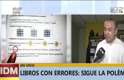Libros con errores del MEC: Sigue la polémica - SNT