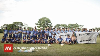 INICIO DEL PRIMER CAMPEONATO DE ESCUELAS DE FÚTBOL DE SAN JUAN DEL PARANÁ