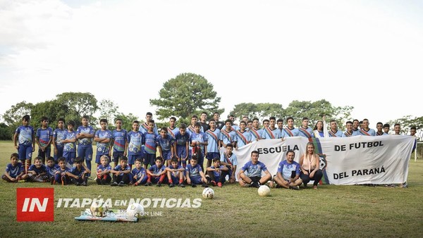 INICIO DEL PRIMER CAMPEONATO DE ESCUELAS DE FÚTBOL DE SAN JUAN DEL PARANÁ