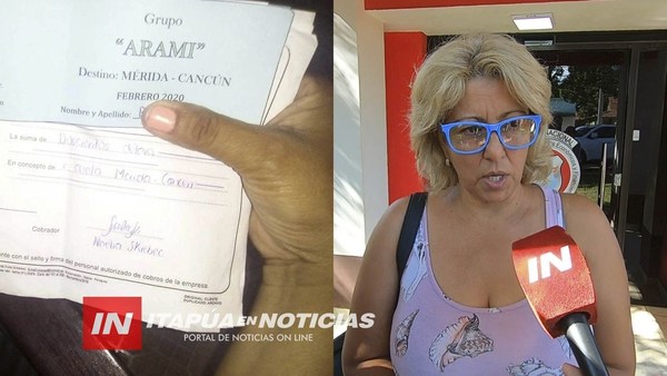 TEMEN ENGAÑO A 35 ITAPUENSES QUE SOÑABAN CONOCER CANCÚN Y PAGARON GS. 300.000.000.