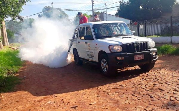 Combaten al dengue en diversos puntos de Luque •