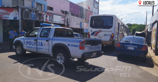 Accidente de tránsito solo registró daños materiales en Encarnación