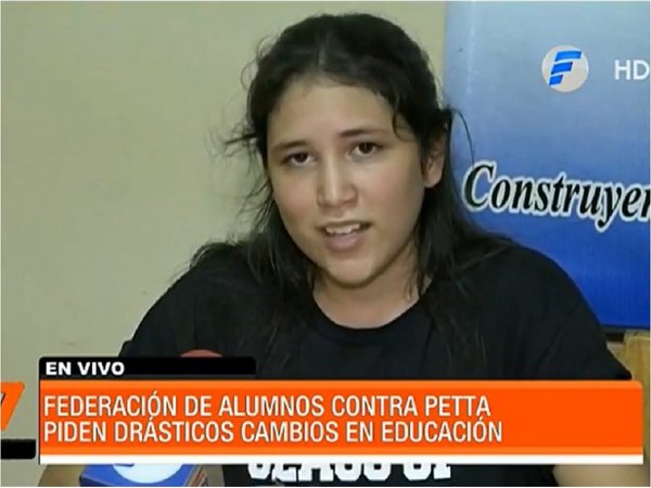 Para secundarios, Petta no tiene perfil para ser ministro del MEC