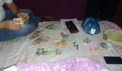Incautan millonaria suma de dinero durante allanamiento