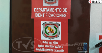 HRE cuenta con oficina de Identificación y Registro Civil