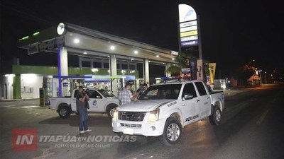 CON ARMA DE JUGUETE INTENTAN ASALTAR ESTACIÓN DE SERVICIO EN LUQUE.