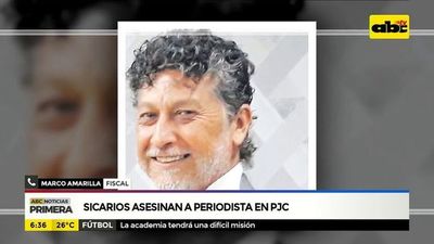 Sicarios asesinan a periodista en PJC - ABC Noticias - ABC Color