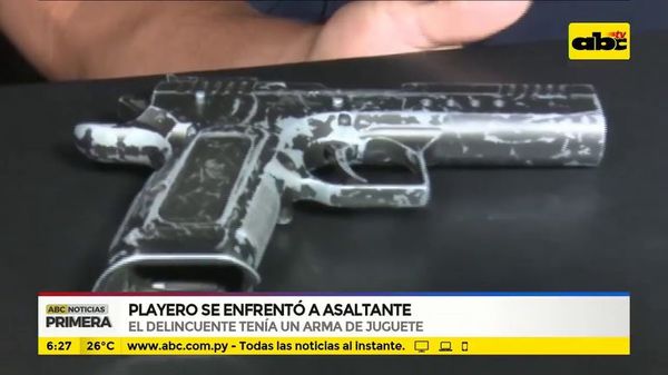 Playero se enfrentó a asaltante - ABC Noticias - ABC Color