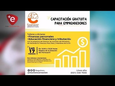 SECRETARÍA DE LA JUVENTUD DE ENCARNACIÓN OFRECE CAPACITACIÓN GRATUITA PARA EMPRENDEDORES.
