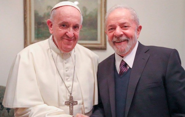 El Papa Francisco recibe a Lula da Silva en el Vaticano - ADN Paraguayo