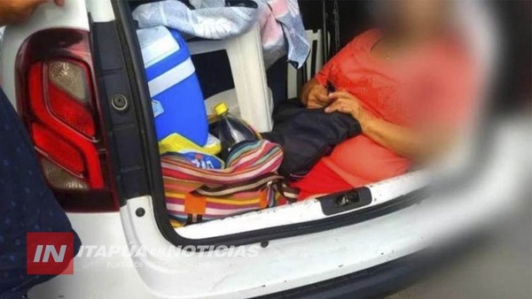 LLEVÓ A SU SUEGRA EN LA BAULERA A FLORIANÓPOLIS Y LO MULTARON.