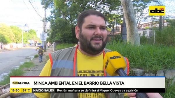 Minga ambiental en el barrio Bella Vista - ABC Noticias - ABC Color