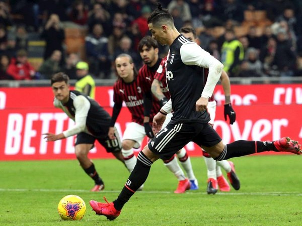 Cristiano da a Juventus un empate en la semifinal de ida ante el Milan