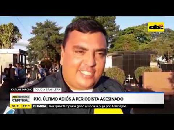 PJC: Último adiós a periodista asesinado - ABC Noticias - ABC Color