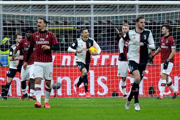 Cristiano da a la Juve un empate ante el Milan - Fútbol - ABC Color