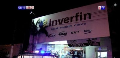 Precoces ladrones intentan robar una casa de electrodomésticos | Noticias Paraguay