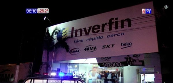 Precoces ladrones intentan robar una casa de electrodomésticos | Noticias Paraguay