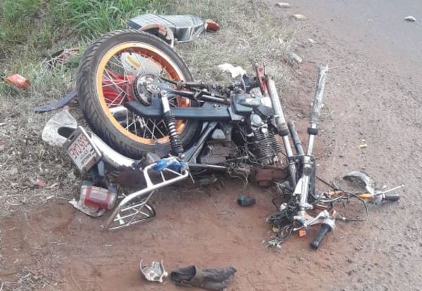 Motociclista muere sobre la supercarretera - ABC en el Este - ABC Color